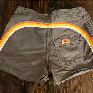 Sundek board shorts in a really unique grey/bronze color.  Size 34.